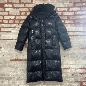 P.A.R.O.S.H. Parosh High Shine Long Puffer Hooded Coat - Brand New (NWT) - XS